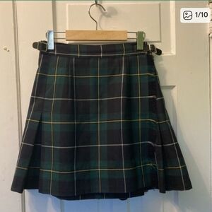 Vintage Plaid Tartan Skirt